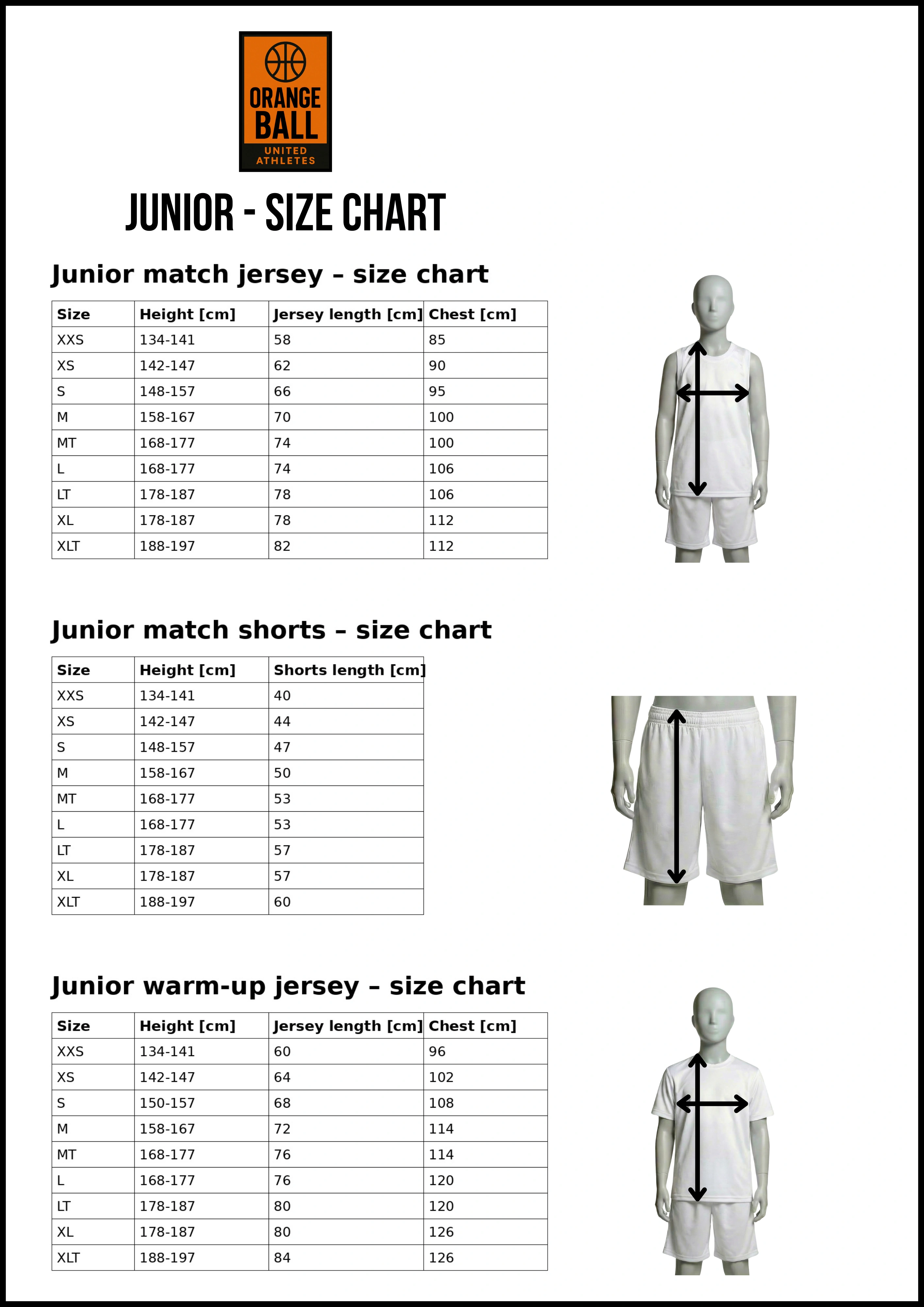 Youth Size Chart